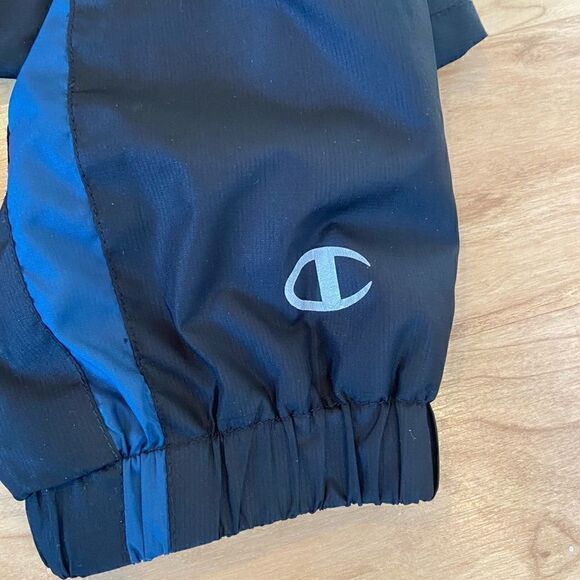 Champion black and blue full zip windbreaker. Size XL. - Picture 3 of 5